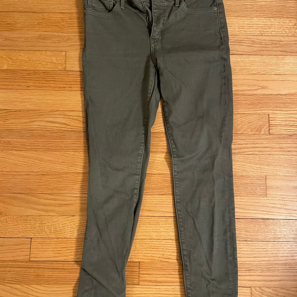 Decade Denim Women's Skinny Jeans - Grey/Green